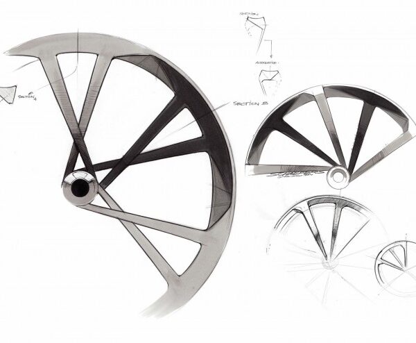 46327501 Audi e bike Worthersee Wheel Design Sketch 01 e1337081867404 600x494