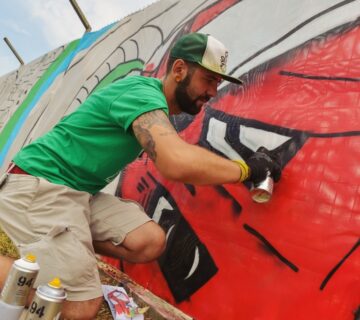 Graffiti Wrooom Wall 360x320