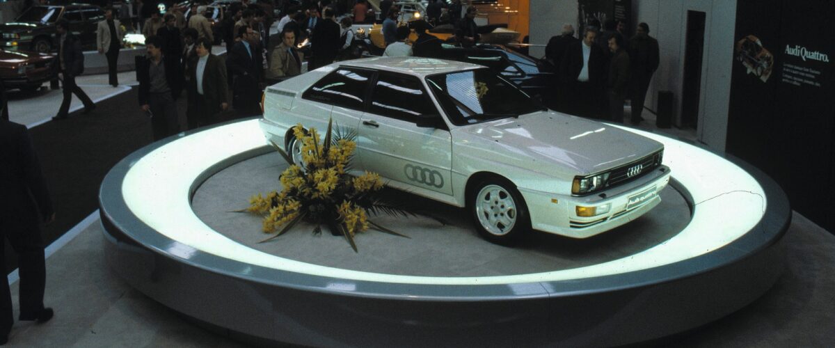 Audi quattro 40 years 1200x500