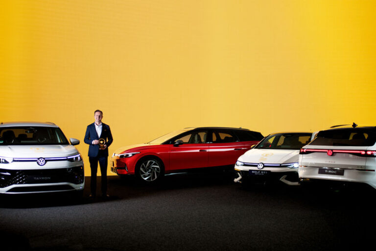Volkswagen is the first manufacturer to receive the ‘Das Goldene Lenkrad award for four models 768x512