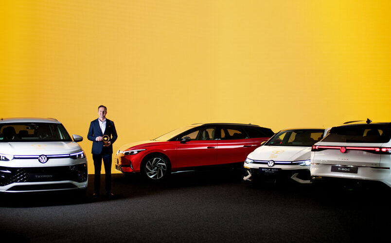 Volkswagen is the first manufacturer to receive the ‘Das Goldene Lenkrad award for four models 804x500