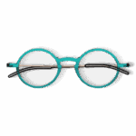Ochelari de vedere pentru citit, cu brate si rame Manhattan Teal, ultra slim, cu etui slim magnetic