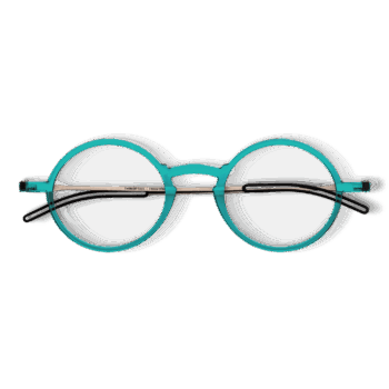 Ochelari de vedere pentru citit, cu brate si rame Manhattan Teal, ultra slim, cu etui slim magnetic