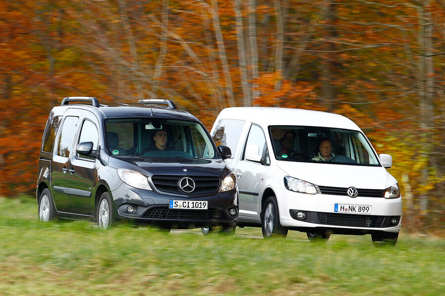 Auto motor und sport (Volkswagen Caddy / Mercedes Citan)