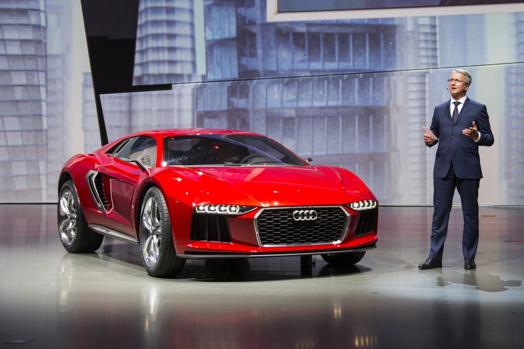Audi bei der Volkswagen Group Night - IAA Frankfurt 2013